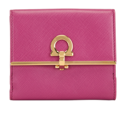 Salvatore Ferragamo Purse, Leather, Pink, 4639, B, 2*